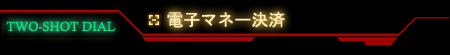 電子マネー決済